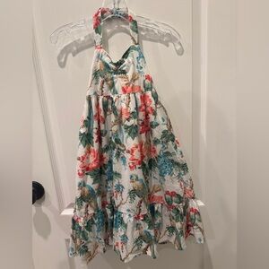 Janie and Jack Floral Halter Dress - Multicolor